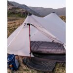 ROCK FRONT 350 Pro Ultralight sleeping system in a tent