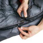 ROCK FRONT 350 Pro Ultralight down quilt system with zippers