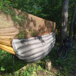 ROCK FRONT ultralight down blanket as an underquilt