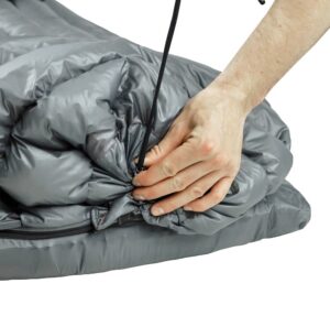 ROCK FRONT 200 Pro Ultralight backpacking sleeping system quilt footbox