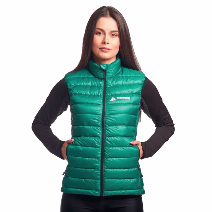ROCK FRONT Mistral UL womens down vest emerald