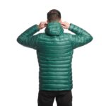 ROCK FRONT Mistral UL mens down jacket back and hood