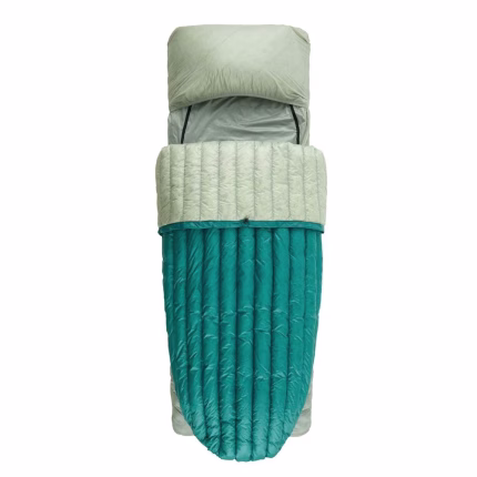 Down quilt ROCK FRONT 200 Pro turquoise-blue - photo