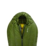 Down sleeping bag ROCK FRONT 800 3D Khaki with mustard - photo