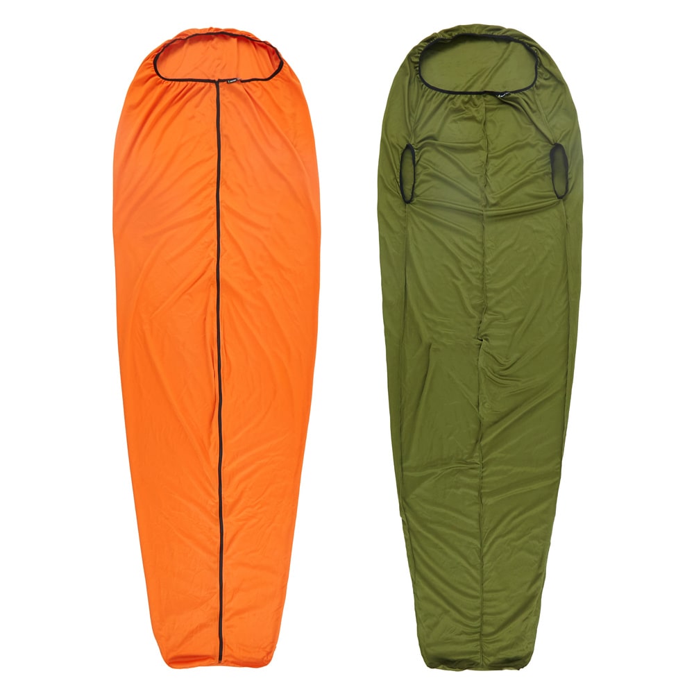 rock-front-comfort-orange-and-olive Liner for a for ROCK FRONT Comfort sleeping bag - photo