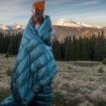 Down sleeping bag-blanket ROCK FRONT 450 Wide - photo