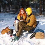 Down pants for hiking ROCK FRONT Fast&Light dark olive - photo