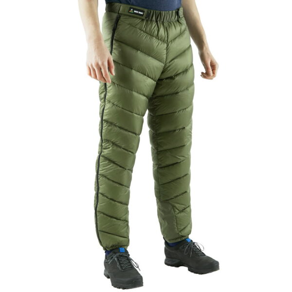 ROCK FRONT Fast&Light winter down insulated full zip pants light olive