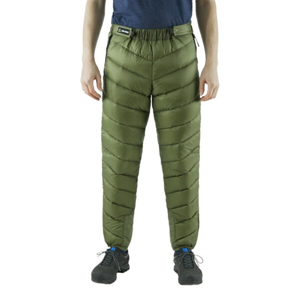 ROCK FRONT Fast&Light winter down insulated full zip backpacking pants