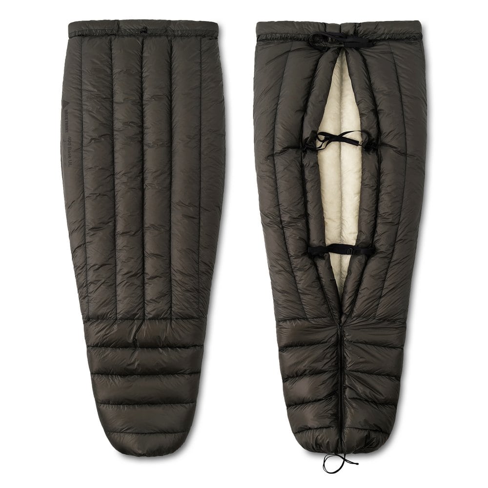 ROCK FRONT 400 Base UL backpacking down quilt antracite