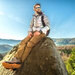 ROCK FRONT Nord mens down jacket for backpacking