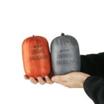 Backpacking down hood ROCK FRONT Snorkel Balaclava in a sack