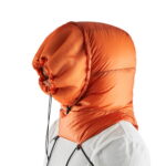 Backpacking down hood with Apex tube ROCK FRONT Snorkel Balaclava