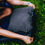 Rock Front EcoSeasons Pillow grey