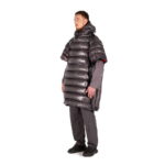 Levitate x ROCK FRONT Multiquilt 250 down poncho with hood