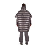 Levitate x ROCK FRONT Multiquilt 250 down insulated poncho with hood