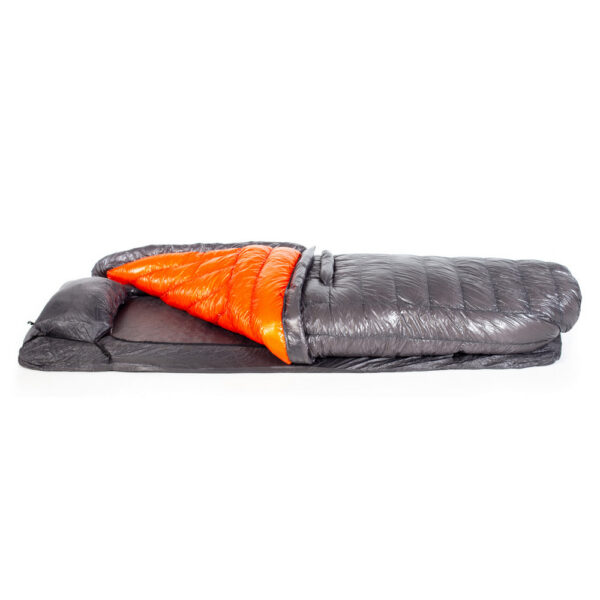 Levitate x ROCK FRONT Multiquilt 450 down poncho quilt for backpacking