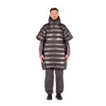 Levitate x ROCK FRONT Multiquilt 250 down poncho with hood
